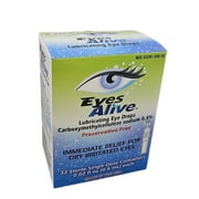 Eyes Alive Preservative-Free Soothing Eye Drops, 0.6 ml, 32 Pack