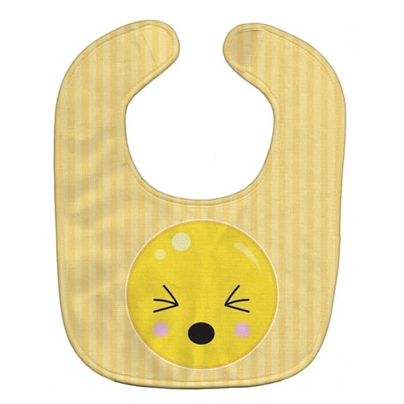 Eyes Closed Face Baby Bib