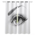 thumbnail image 1 of Eyes Female Eyelashes Beautiful New Simple Curtains Home Decoration Curtains Modern Home Supplies, 1 of 6