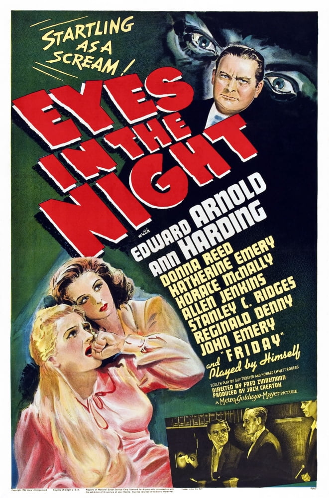 Eyes In The Night Canvas Art - (24 x 36)
