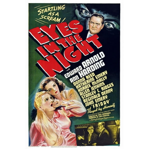 Eyes In The Night Movie Poster Masterprint