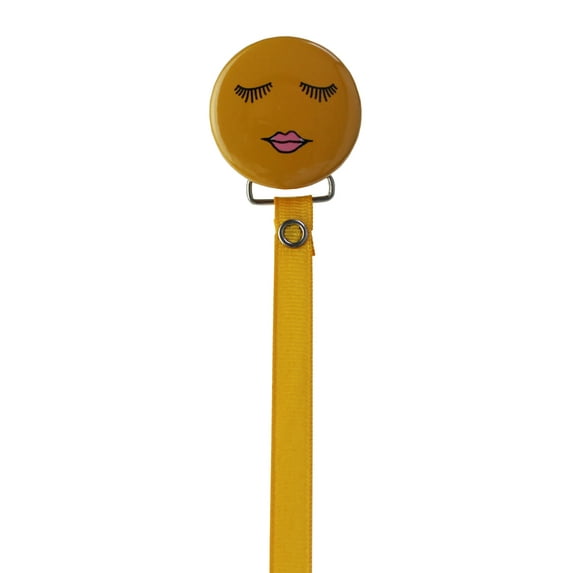 Eyes & Lip Pacifier Clip