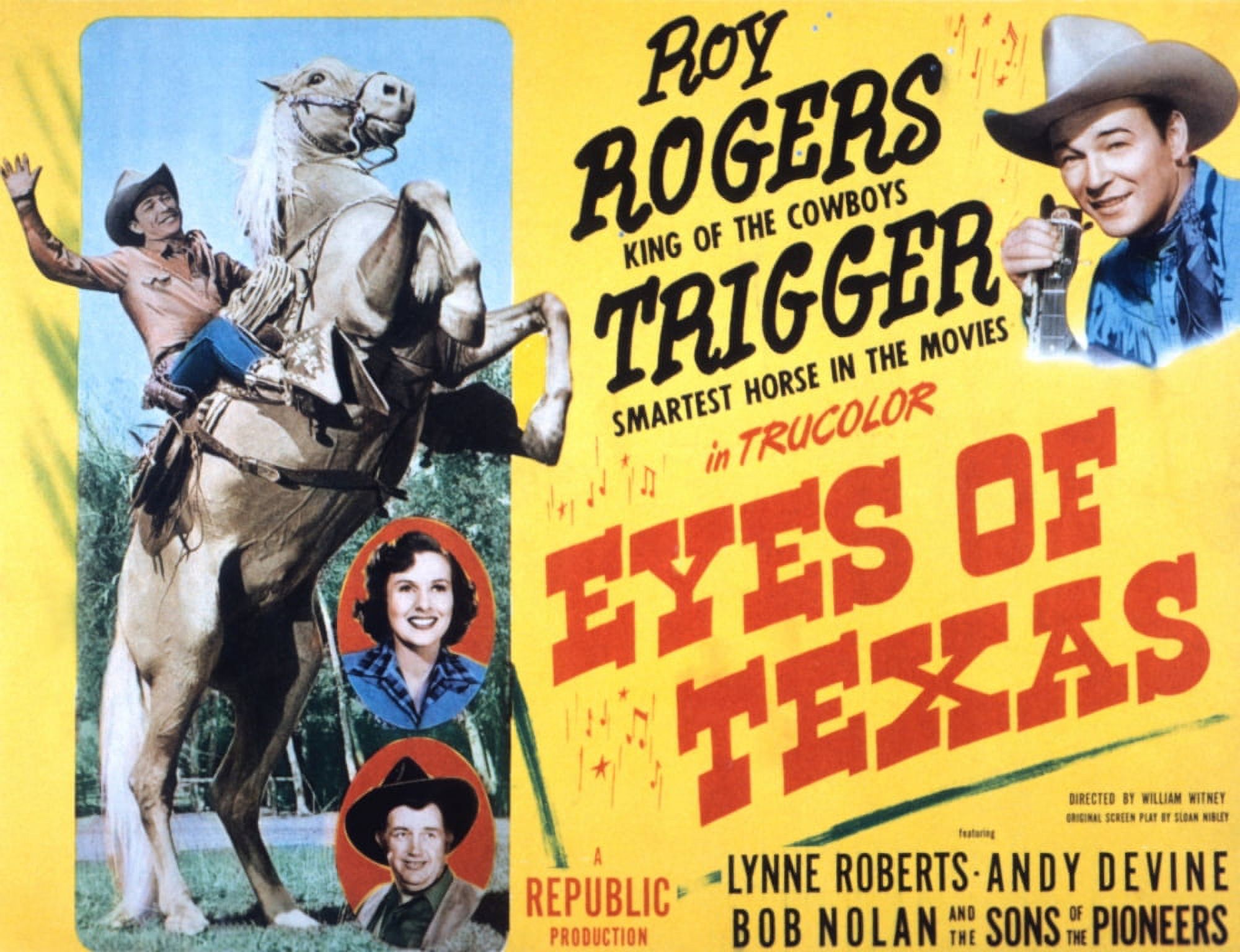 Eyes Of Texas Canvas Art - (28 x 22)