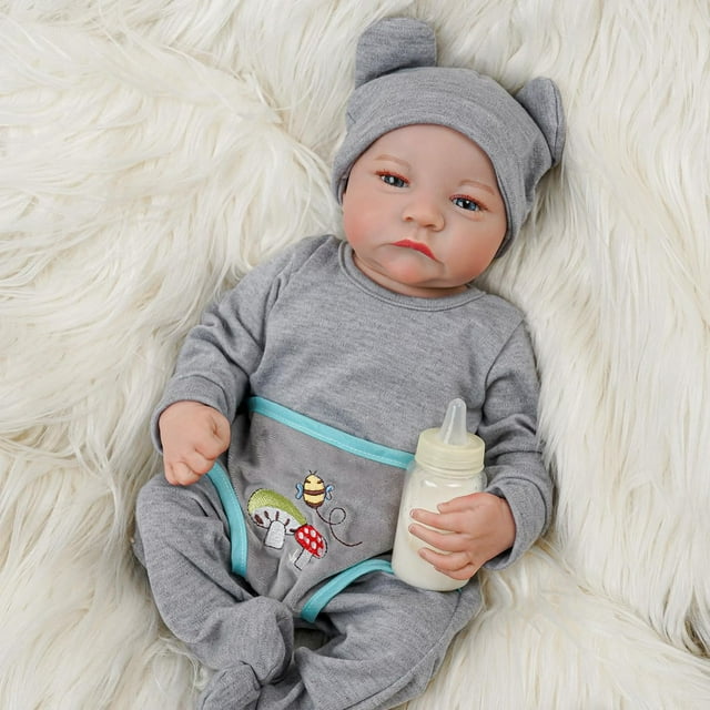 Eyes Open Reborn Baby Dolls 18 Inch Realistic Newborn Baby Dolls