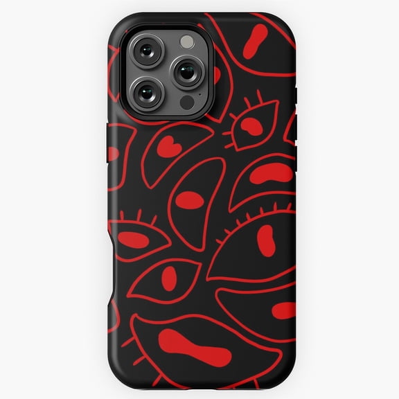Eyes Red Phone Case for iPhone 16 15 14 13 12 11 Pro Max M5903623