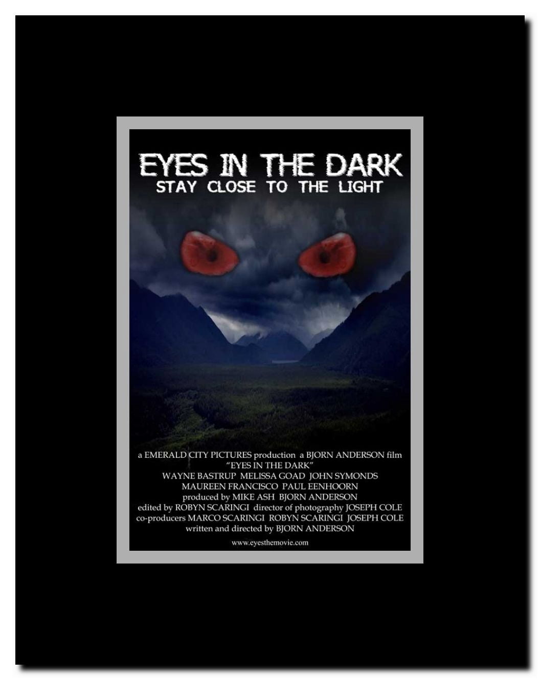 Eyes in the Dark Framed Movie Poster