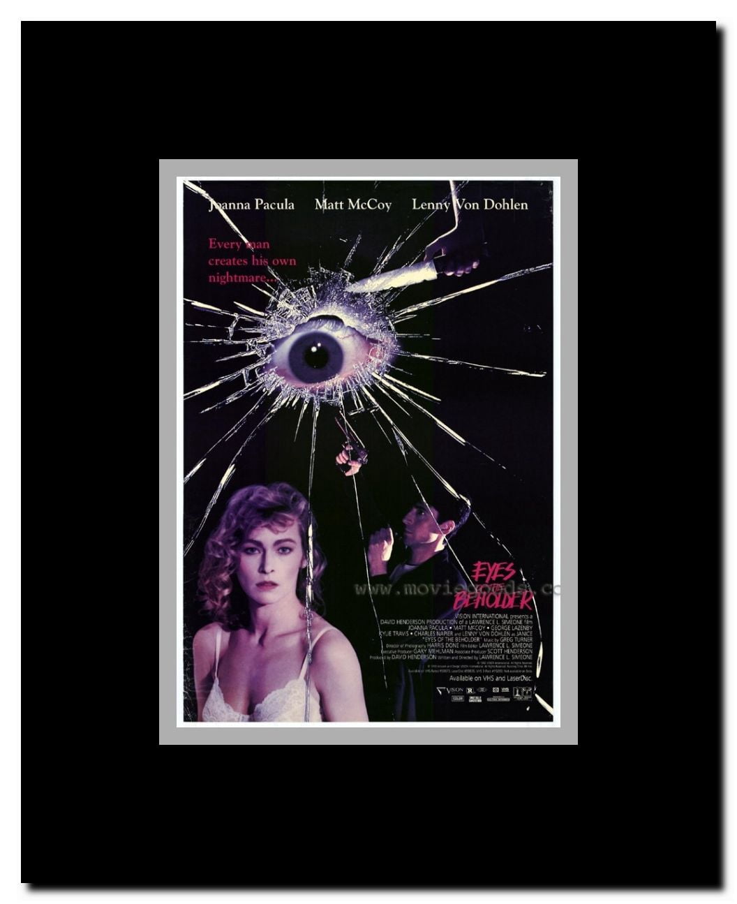 Eyes of the Beholder Framed Movie Poster