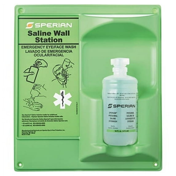 Eyesaline Wall Station, 32 oz, Single Bottle | Bundle of 2 Kits