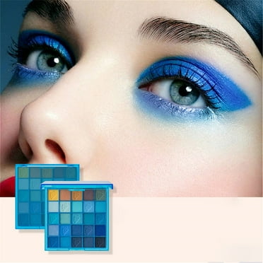 Eyeshadow Awwp Final Clear Out Highly Colored Eye Shadow Eye Shadow Plate Durable Mixed Natural Color Makeup Eye Shadow Cosmetics， Makeup Eyeshadow Blue Eyeshadow