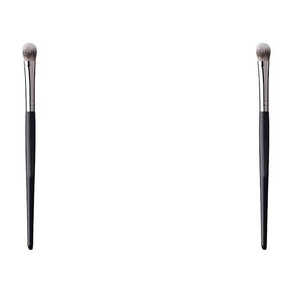 Eyeshadow Brush Small Brush Apply Makeup Brush Flat Blending Applicator Precision Crease Brush For Crease Eye Makeup 2PCS Earth Makeup