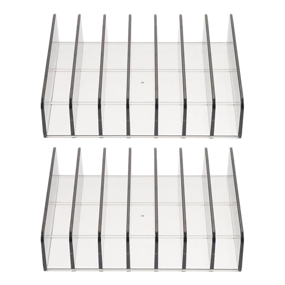 Transparent Plastic Eyeshadow Organizer Holder for Makeup Palettes 1 Set