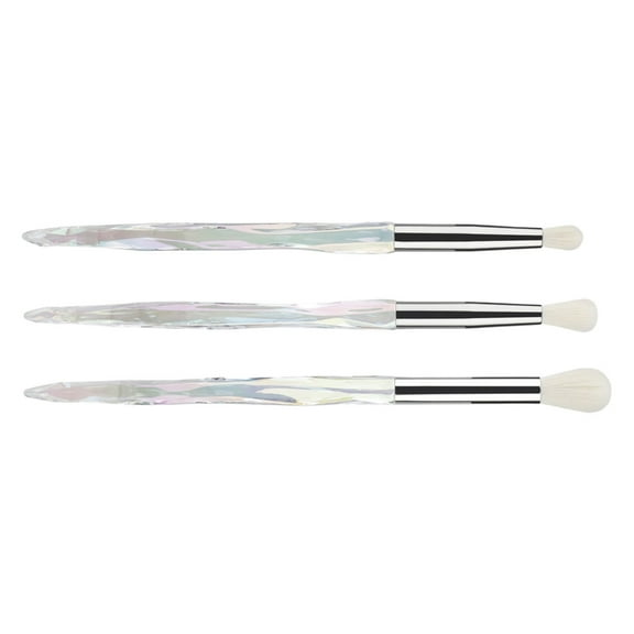 Eyeshadow Makeup Brushes,Crystal Brushes for Eye Makeup Synthetic Bristle Eyeshadow Blending Crease Makeup Eye Brush Set