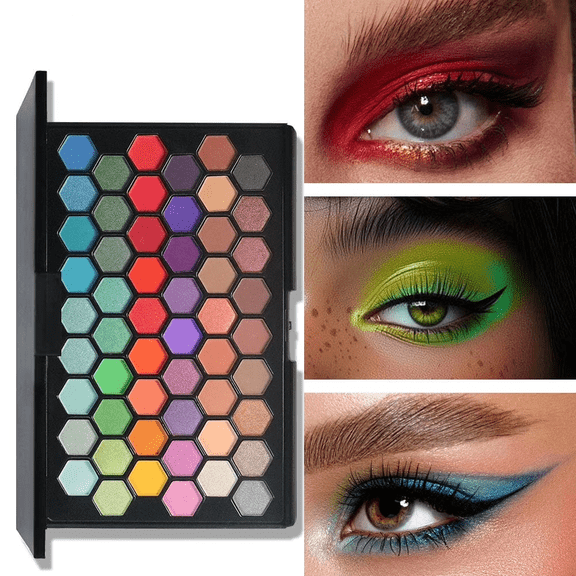 Eyeshadow Palette 54 Colors, Professional Makeup Matte & Shimmer Eye Shadow Makeup Pallet Gift Kit