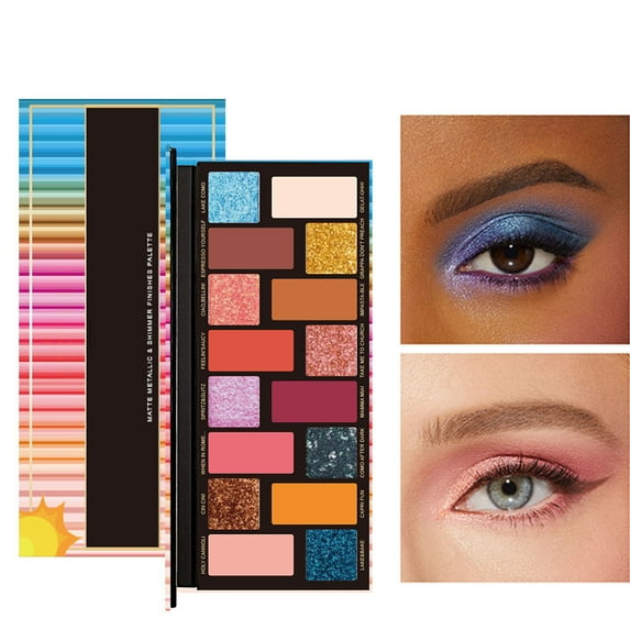 Eyeshadow Palette, Desert Color Eyeshadow, Fine Powder Long-Lasting Blendable Eye Shadow for Natural Daily Makeup, Soft Texture and Bright Pigmentation