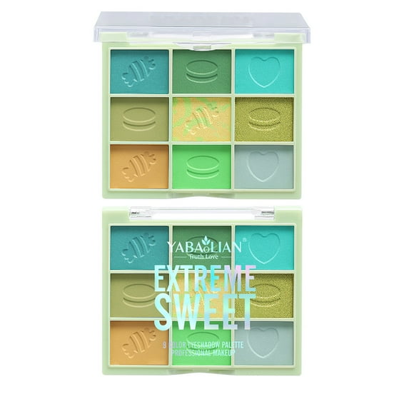 Eyeshadow Palette, Matte Shimmer Eye Shadow, Highly Pigmented Long-Lasting Creamy Texture Makeup, Smooth Blendable Multi-Color Shades for Artistic Natural Smoky Looks