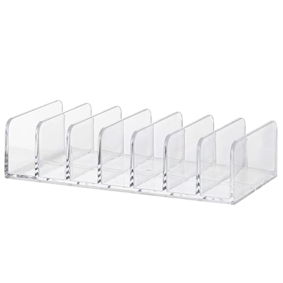 Eyeshadow Palette Organizer Makeup Eyepowder Storage Tray Cosmetic Rack Holder for Vanities Bathroom Countertop 7 Grids