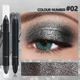 thumbnail image 1 of Eyeshadow Shimmer Stick,2 In 1 Dual-Ended Cream Eyeshadow Stick,Retractable and Blendable Eye Shadow Stick for Long-Lasting Colorful Eye Makeup, 1 of 6
