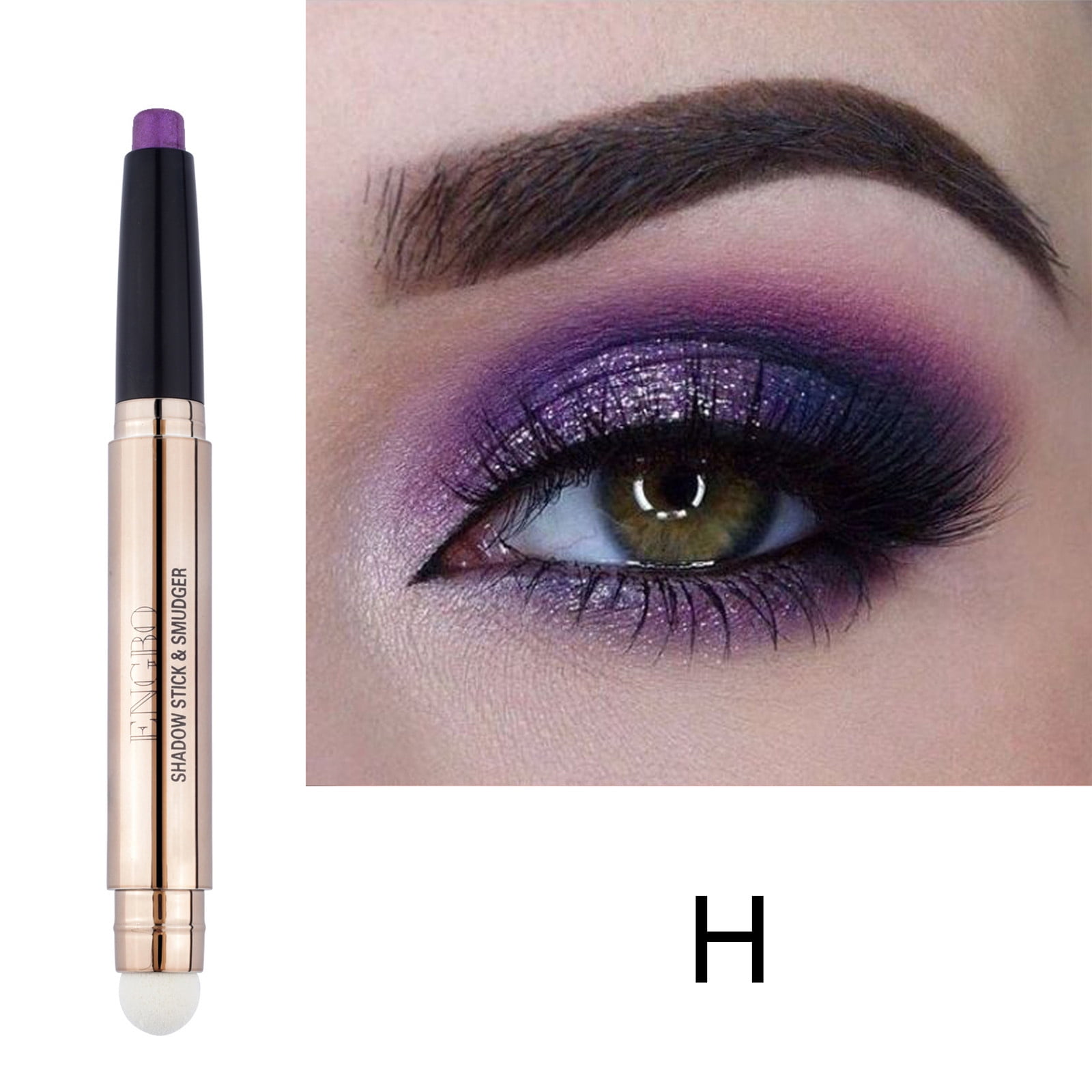 Eyeshadow Stick,Double Ended Eye Shadow Pen,EyeShadow Stick Makeup Cosmetics Eye Brightener