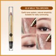 thumbnail image 1 of Eyeshadow Stick, Double Ended Eyeshadow Pen, Long Lasting High Pigment Eye Makeup with Built In Sponge Brush, Creamy Smooth Blendable Texture for Easy Application, 1 of 4