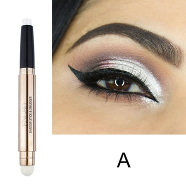 Eyeshadow Stick, Eye Brightener Stick Eyeliner Pencil with Soft Smudger, Long Lasting Waterproof Eye Highlighter Makeup