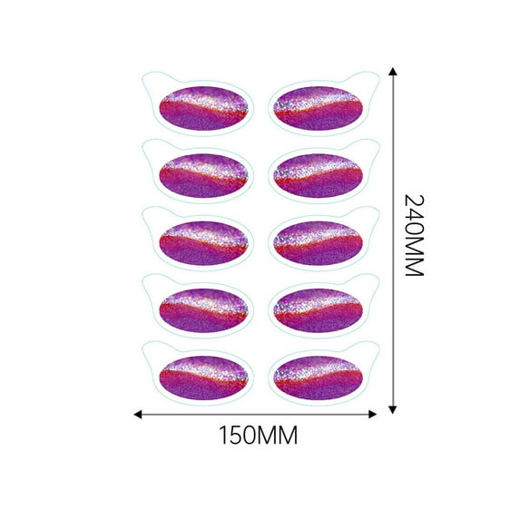 Eyeshadow Stickers Stage Party Eye Makeup Waterproof And Sweat-proof Flashing High Gloss Makeup Stickers, Usupdd 2025 Eyeshadow Stickers Stage Party Eye