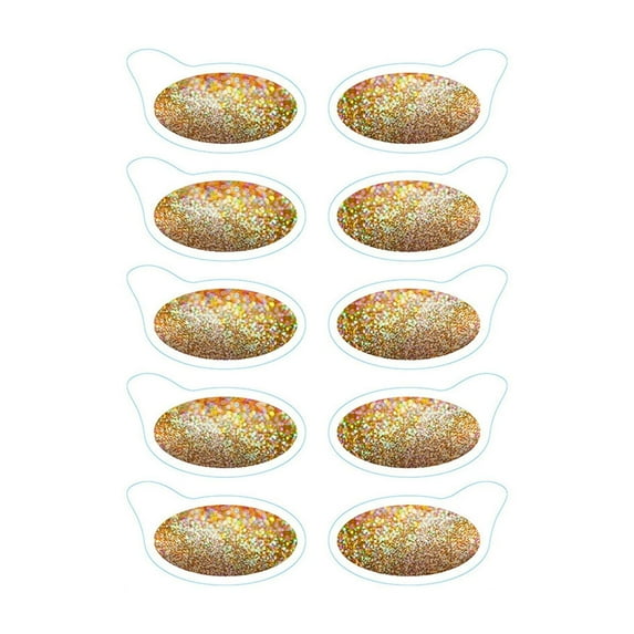 Eyeshadow Stickers Stage Party Eye Makeup Waterproof And Sweat-proof Flashing High Gloss Makeup Stickers, Usupdd 2025 Eyeshadow Stickers Stage Party Eye