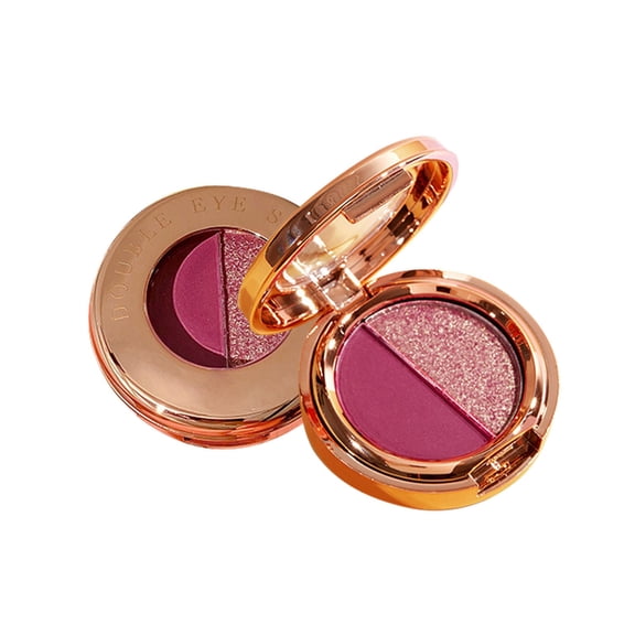 Eyeshadow Two Color Eyeshadow Tinted Mini Eyeshadow With Superb Blendability Wearable For 12 Hours Pumpkin Earth Tone Orange Base Gold Glitter Eyeshadow Makeup Beauty Tools Back to Dorm for wedding