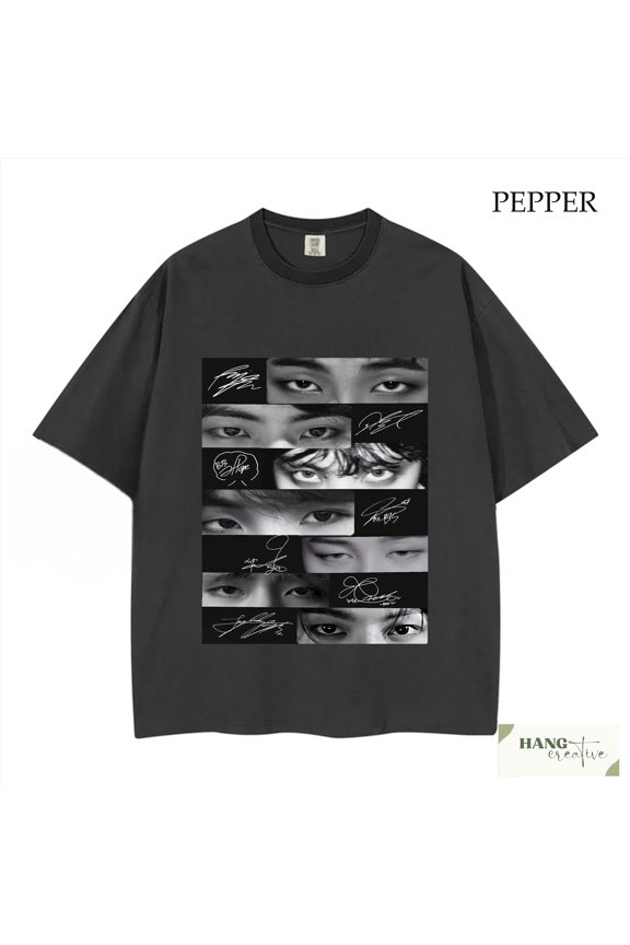 Eyess Kpop World Tour Shirt, 7 Member Boy Band Tee, Eyes Shirt, Kpop Fan Gift, Korean Pop Concert