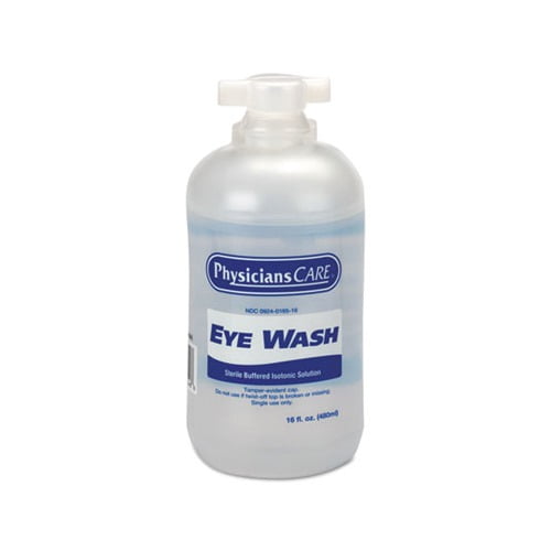 Eyewash 16 oz Bottle 16 oz Bottle, 12/Carton