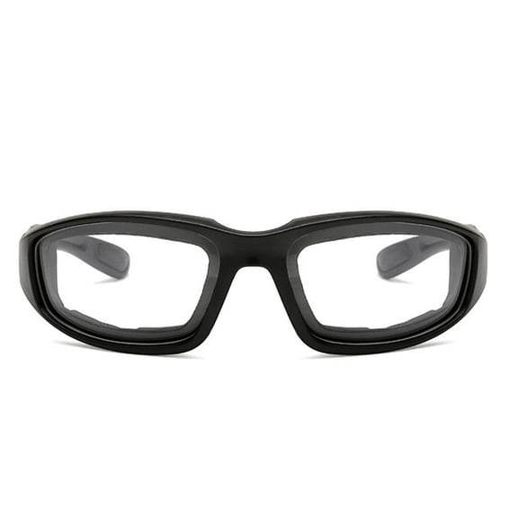 Eyewear All Weather Motorcycle Riding Goggle Glasses UV Protection Dustproof Windproof Smoke Clear White