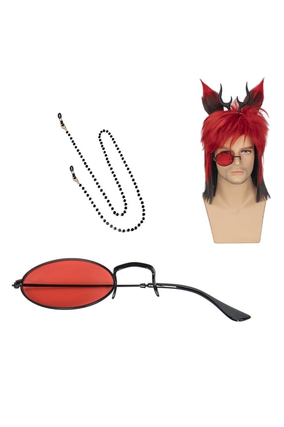 Eyewear Chain Accessory Kit for Props and Themed Events - Matching Necklace Chain for Cosplayers Parties Halloween