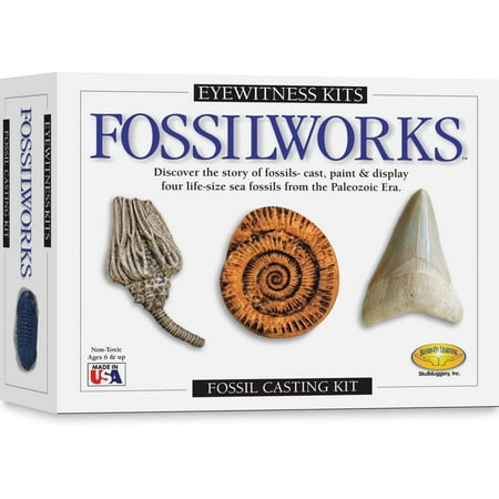 Eyewitness Kits Perfect Cast Fossilworks Cast, Paint, Display and Learn Craft Kit