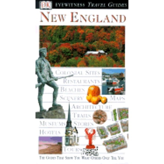 Pre-Owned Eyewitness Travel Guide to New England (Paperback) 0789470829 9780789470829
