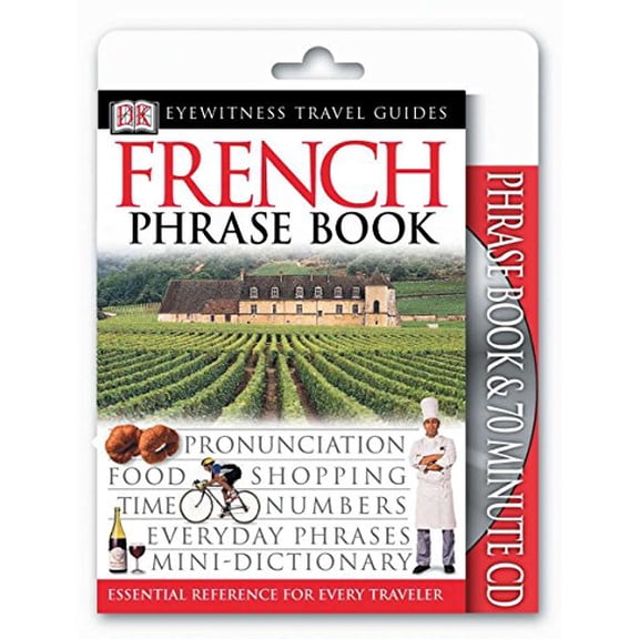 Pre-Owned Eyewitness Travel Guides: French Phrase Book & CD (DK Eyewitness Travel Packs) Paperback