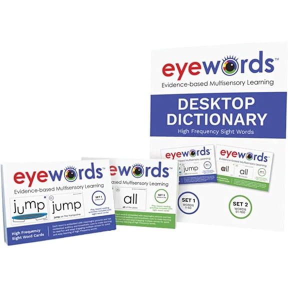 Eyewords- Teaching Cards and Dictionary Combo, Words 1-100