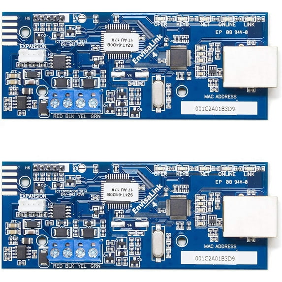 EyezOn Envisalink EVL-4EZR IP Security Interface Module for DSC, Honeywell Ademco - 2-Pack