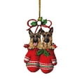 thumbnail image 1 of Eyicmarn Christmas Tree Ornament: Adorable Dog Design, 1 of 8