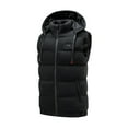 thumbnail image 1 of Eyicmarn Electric Heated Hoodie Vest 2 Switches 9 Heating Zones Lightweight Heated Jacket Winter Warmer Coat for Men Women, 1 of 8