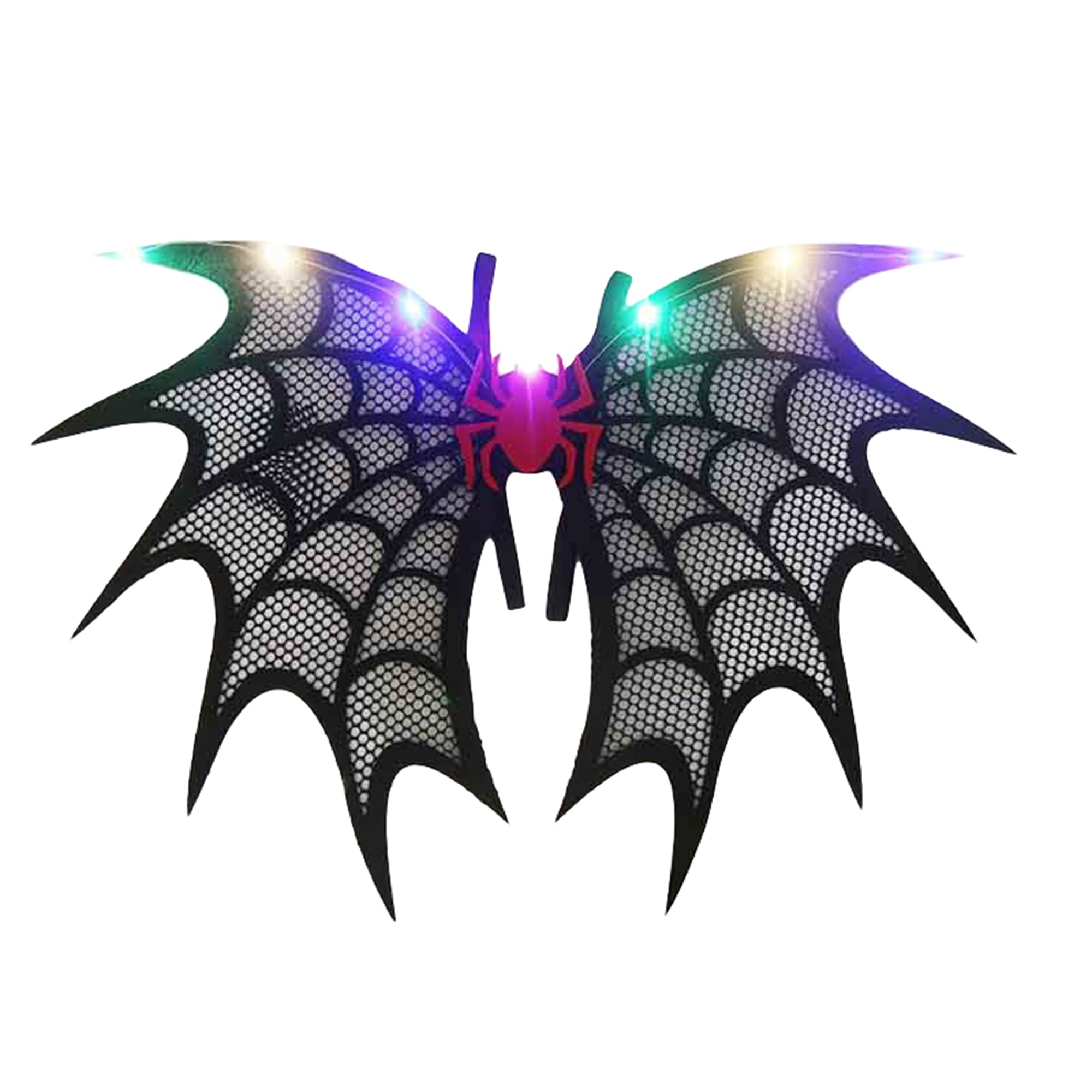 Eyicmarn Halloween Bat Wings with LED Lights for Halloween Party