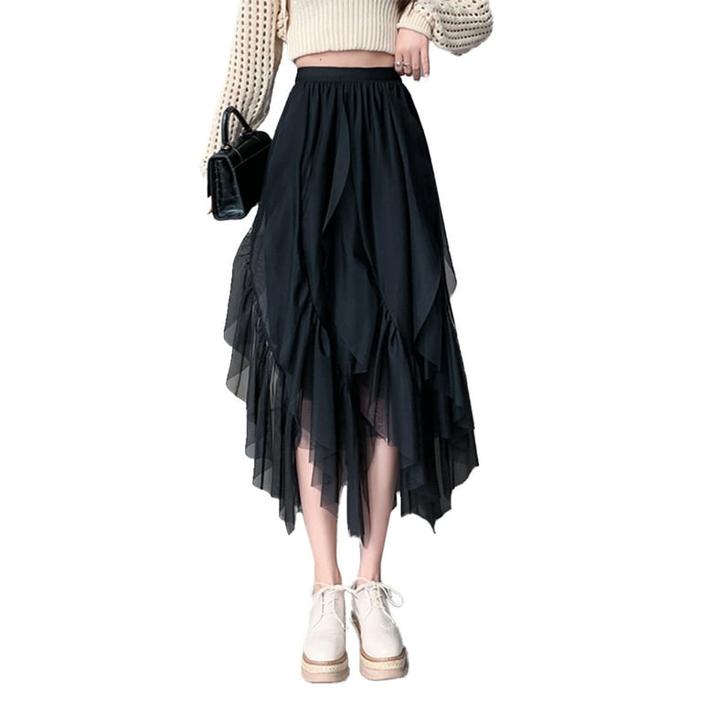 Mesh dress clearance with half skirt