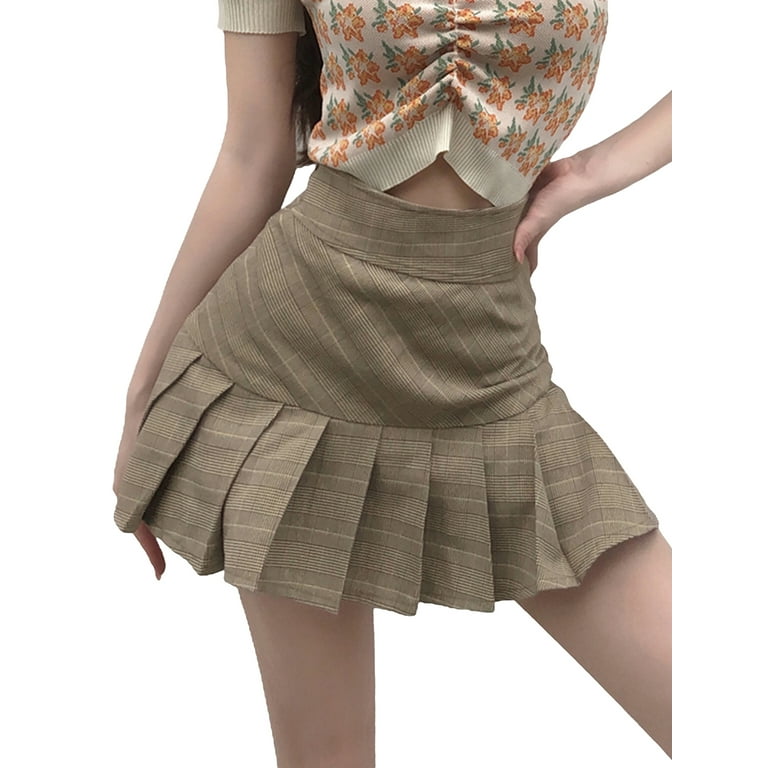 Womens pleated skirt 90s online