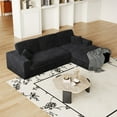 thumbnail image 1 of Eyisean 114.5" Oversized Corduroy Modular Sectional Sofa with Chaise, 2-in-1 L Shaped Sofa with 3 Cushion Neck Pillow Combination, Comfy Cloud Couches with 2 Pillows for Living Room, 1 of 10