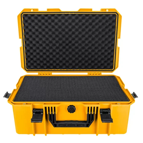 Eylar 21.6" Intact Series Carry-On Hard Camera Case, Lightweight and Durable Stacker Design with Foam (Yellow)