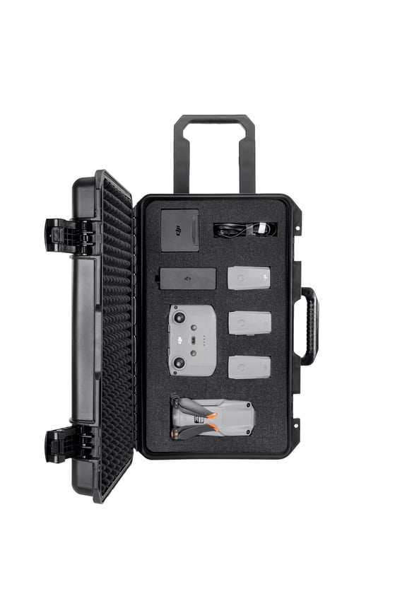 22 Inch Intact Premium Series Hard Rolling Carry-On Travel Waterproof Dry Box, Lightweight and Durable Design with Foam