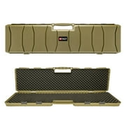 Eylar 48 Inch Intact Series Hard Shell Rifle Case, Lightweight and Durable Stacker Design with Foam (Green)