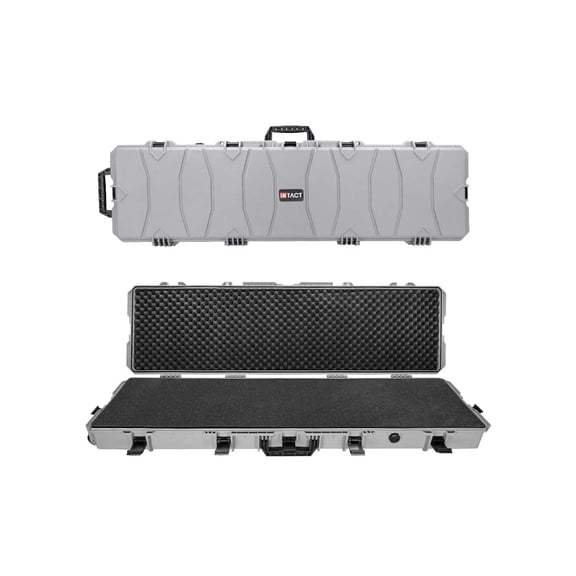 Eylar Intact 54in Stacker Series Hard Roller Rifle Case w/Foam, Gray