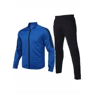 8QIDA Men's Tracksuit 2 Piece Sweatsuit Set Long Sleeve Suit for Sports ...