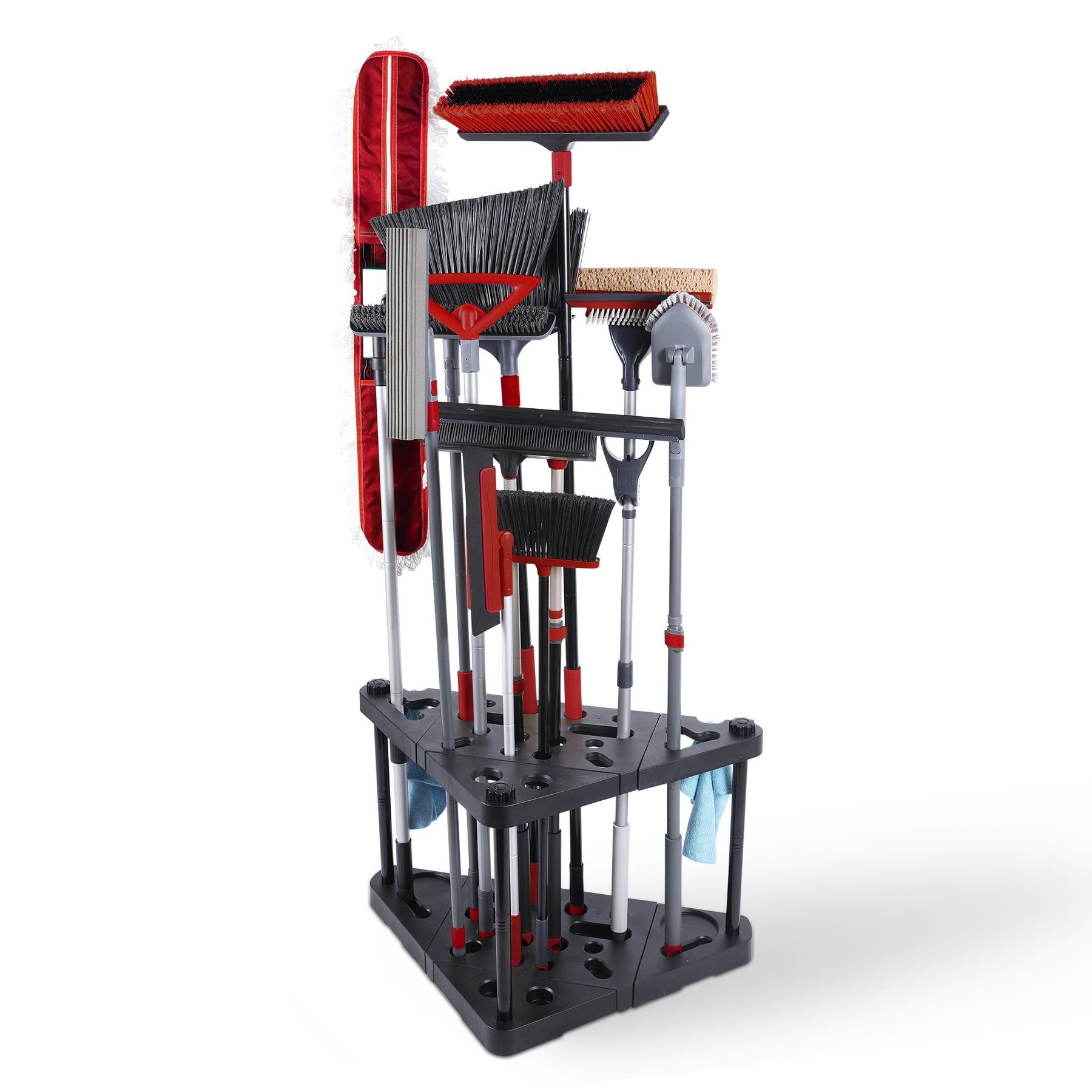 Traiangular Racks Eyliden, 2 Tier Tool Storage Rack, Triangular Organizer, Black ...