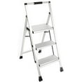 thumbnail image 1 of Eyliden 3 Step Stool, Lightweight Aluminum Folding Step Stool, Multi-Use Non-Slip Wide Platform Ultra-Light Sturdy Stool, 225lbs Capacity, Fully Assembled for Household and Office, 1 of 7
