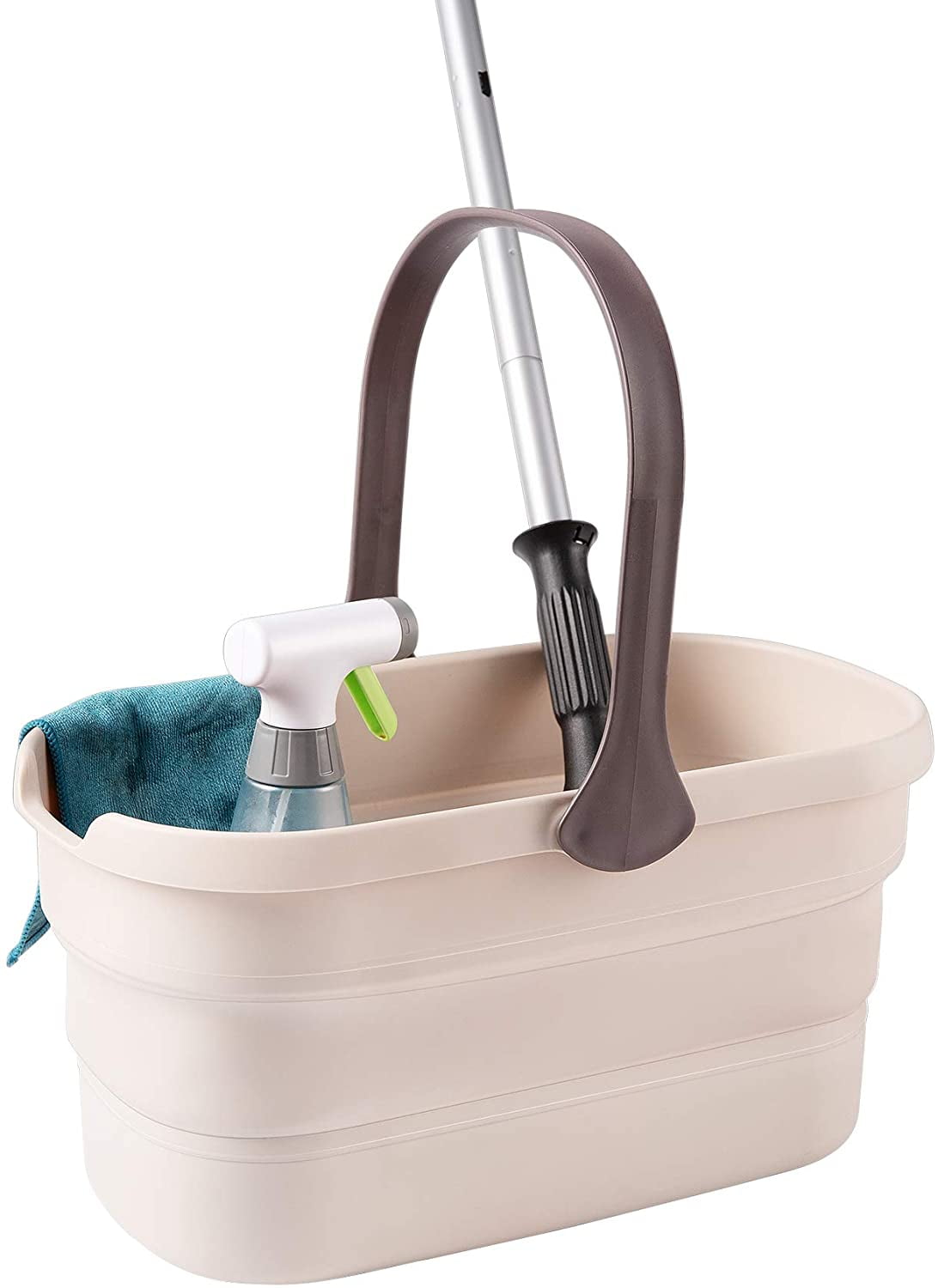 Flat Mop Cleaning Bucket with Handle Collapsible Mop Bucket